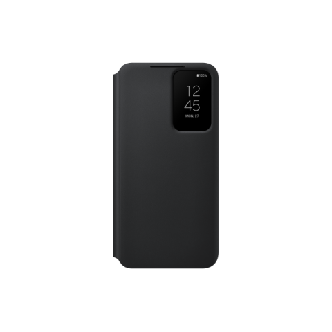 Dėklas Smart Clear view Samsung S901 S22 juodas (black) originalas